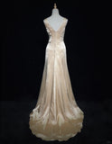 Elegant Prom Dress V-neck Sequins Pleated Prom Gown Birthday Party Dress Evening Dresses HZ0319