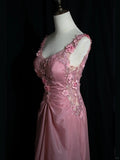 Sweet Prom Dress Appliques Pleated Gala Dress Birthday Party Dress Evening Dress HZ0319