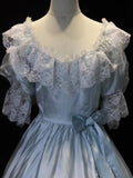 Sweet Prom Dress Square Neck Lace Bowknot Ball Gown Quinceanera Dress Evening Dress HZ0319