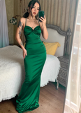 Sexy Summer Dress Spaghetti Straps Pleated Backless Women Dress Vacation Outfits Party Dress HZ0319