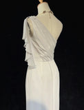 Elegant Prom Dress One Shoulder Pleated Gala Dress Evening Dress HZ0319