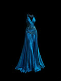 Gorgeous Prom Dress V-neck Pleated Gala Dress Evening Dress HZ0319