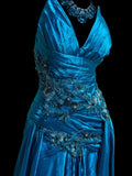 Gorgeous Prom Dress V-neck Pleated Gala Dress Evening Dress HZ0319