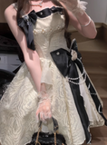 Elegant Short Prom Dress Spaghetti Straps Bowknot Cocktail Dress Homecoming Dress Princess Dress HZ0319