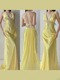 Sexy Prom Dress Halter Beading Gala Dress Evening Dress HZ0319