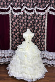 Cute Prom Dress Off Shoulder Ruffle Ball Gown Evening Dress Quinceanera Dress HZ0319