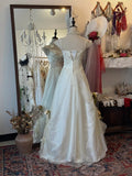 Charming Prom Dress A Line Square Neck Lace Gala Dress Evening Dress HZ0319