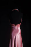 Charming Prom Dress A Line Halter Crystal Evening Dresses Birthday Party Dress Gala Dress HZ0319