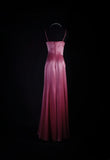 Pretty Prom Dress A Line Spaghetti Straps Pleated Evening Dresses Gala Dress HZ0319