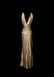 Gorgeous Prom Dress V-neck Pleated Long Prom Dress Evening Dress Birthday Party Dress HZ0319
