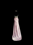 Sweet Prom Dress Light Pink Halter Long Prom Dress Evening Dress Birthday Party Dress HZ0319