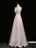 Shiny Prom Dress A Line Spaghetti Straps Evening Dress Birthday Party Outfits HZ0319