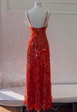 Shiny Prom Dress Straps Sequins Birthday Party Dress Cocktail Dress HZ0319