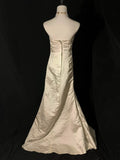 Vintage Wedding Dress A Line Strapless Pleated Wedding Dress HZ0319