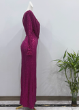 New Arrival Prom Dress Asymmetrical Neck Slit Birthday Party Dress Cocktail Dress HZ0319