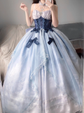 Stunning Prom Dress Spaghetti Straps Pleated Ball Gown Sweet 16 Dress Evening Dress HZ0319