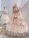 Charming Prom Dress Spaghetti Straps Lace Tulle Ball Gown Sweet 16 Dress Evening Dress HZ0319
