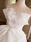 New Arrival Wedding Dress Strapless Tulle Floral Pleated Wedding Dress HZ0319