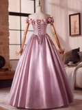 Beauty Prom Dress Off Shoulder Pleated Ball Gown Evening Dress Sweet 16 Dress HZ0319