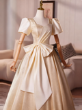 Elegant Prom Dress V-neck Pleated Print Evening Dress Ball Gown HZ0319