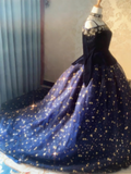 New Arrival Prom Dress Spaghetti Straps Crystal Pleated Ball Gown Quinceanera Dress Birthday Outfits HZ0319