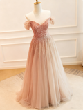 Shiny Prom Dress Sweetheart Pleated Tulle Evening Dress Gala Dress HZ0319