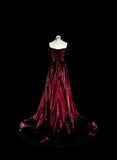 Elegant Prom Dress Off Shoulder Pleated Long Evening Dress Gala Dress HZ0319
