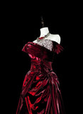 Elegant Prom Dress Off Shoulder Pleated Long Evening Dress Gala Dress HZ0319