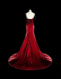 Stunning Prom Dress Spaghetti Straps Mermaid Gala Dress Evening Dress HZ0319