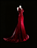 Stunning Prom Dress Spaghetti Straps Mermaid Gala Dress Evening Dress HZ0319