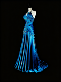 Pretty Prom Dress A Line Halter Pleated Evening Dress Gala Dress Birthday Party Outfits HZ0319