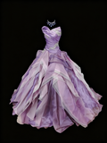 Charming Prom Dress Asymmetrical Neck Pleated Ball Gown Sweet 16 Dress Birthday Outfits HZ0319