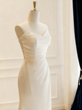 Minimalist Wedding Dresss Sweetheart Pleated Wedding Dress HZ0319