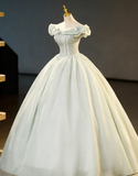 New Design Prom Dress Off Shoulder Pleated Ball Gown Evening Dress Sweet 16 Dress HZ0319