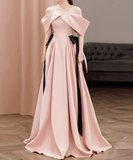 Pretty Prom Dress Off Shoulder Pleated Evening Dress Birthday Party Outfits HZ0319