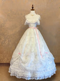 Cute Prom Dress Spaghetti Straps Pleated Tiered Ball Gown Evening Dress Quinceanera Dress HZ0319