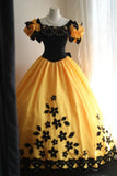 New Arrival Prom Dress Square Neck Pleated Evening Dress Sweet 16 Dress Ball Gown HZ0319
