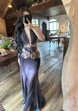 Elegant Prom Dress Halter Pleated Evening Dress Birthday Party Dress Gala Dress HZ0319