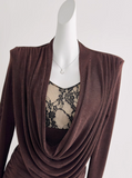 Minimalist Women Dress Spaghetti Straps Long Sleeves Short Birthday Outfits Seaside Party Dress HZ0319