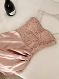 Shiny Women Dress Spaghetti Straps Pleated Short Birthday Party Outfits Seaside Dress HZ0319