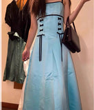 Beauty Prom Dress Spaghetti Straps Gala Dress Evening Dress Birthday Party Outfits HZ0319