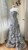 Charming Prom Dress Sweetheart Pleated Mermaid Evening Dress Gala Dress Birthday Party Outfits HZ0319