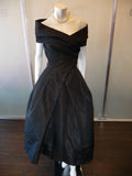 Elegant Prom Dress Black Asymmetrical Neck Pleated Evening Dress Gala Dress Formal Dress HZ0319