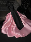 New Design Prom Dress V-neck Pleated Ball Gown Evening Dress Quinceanera Dress HZ0319