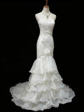 Elegant Wedding Dress Sweetheart Ruffle Mermaid Wedding Dress HZ0319