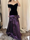 Elegant Prom Dress Off Shoulder Pleated Mermaid Gala Dress Evening Dress Formal Dress HZ0319