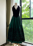 Elegant Prom Dress Halter Pleated Gala Dress Evening Dress Formal Dress HZ0319