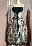 New Arrival Prom Dress Strapless Pleated Lace Evening Dress Birthday Party Dress HZ0319