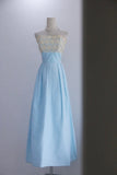 New Arrival Prom Dress Baby Bule Strapless Pleated Evening Dress Birthday Party Dress Formal Dress HZ0319