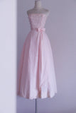 New Arrival Prom Dress Light Pink Strapless Pleated Evening Dress Birthday Party Dress Formal Dress HZ0319
